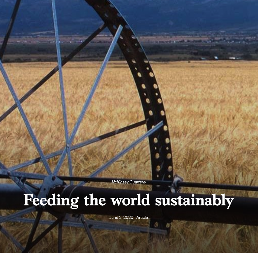 Feeding the world sustainably